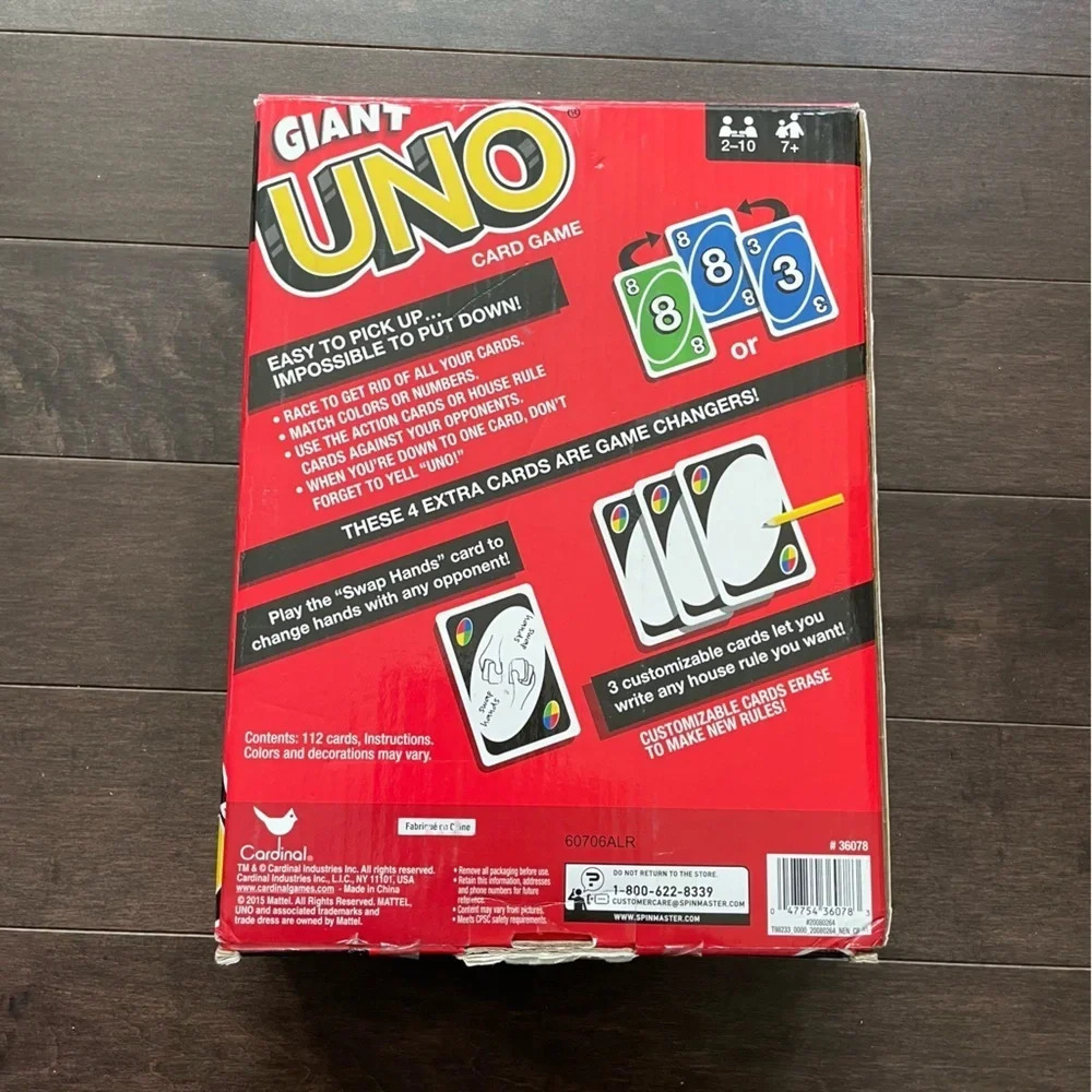 Oversized Uno Cards - Picture 5 of 5